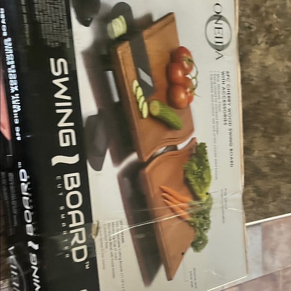 OXO Brown Nesting Swing Board Cutting Board Set